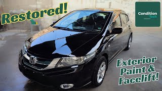 Honda City Restored  2012  Exterior Facelift amp Paint [upl. by Elleimac]