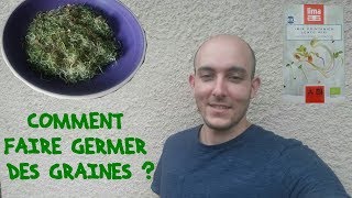 Comment faire GERMER des graines [upl. by Ardnassela]