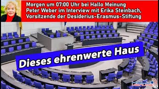 Morgen 700 Erika Steinbach Vorsitz DesideriusErasmusStiftung im Interview bei Hallo Meinung [upl. by Fergus879]