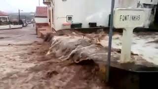 AZZORRE alluvione lampo ripresa in diretta [upl. by Philipa]