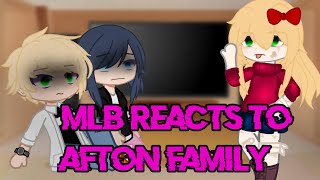 MLB reacts to Afton Family  Nikoy  TW Blood Jumpscares [upl. by Light]