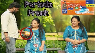 Periods prank on boyfriend  Cute Reaction  Pranks in india  Janvi sharma [upl. by Sofko]