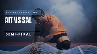 AIT vs SAL Kabaddi Match 2024  GTU Ahmedabad Zone  SemiFinal Match  Kabaddi Arena [upl. by Rashida]