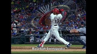 Joey Gallo Home Run Swing Slow amp Strobe Motion 20173 [upl. by Korrie]