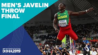 Mens Javelin Final  World Athletics Championships Doha 2019 [upl. by Rudie290]