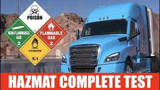 COMPLETE CDL HAZMAT ENDORSEMENT TEST 2020 CDL HAZMAT Test [upl. by Eivol]