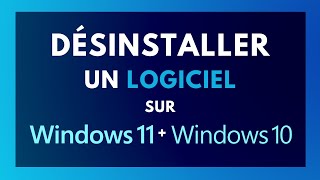 Comment SUPPRIMER et DÉSINSTALLER un LOGICIELAPPLICATION sur PC WINDOWS 1110 FACILEMENT [upl. by Judenberg]