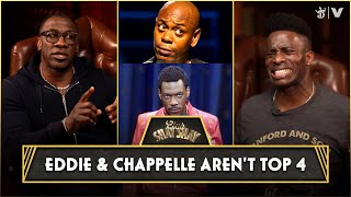 Eddie Murphy amp Dave Chappelle Aren’t Top 4 Comedians  Godfrey Explains amp Impersonates Chappelle [upl. by Hanikehs]