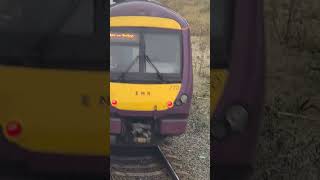 1456  Cleethorpes  BartonuponHumber  East Midlands Railway 170 270 departing Cleethorpes [upl. by Htehpaj80]