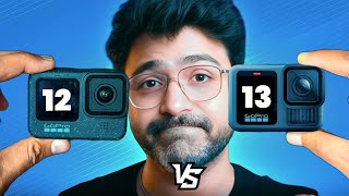 GoPro 13 vs GoPro 12 CAMERA COMPARISON  Downgrade [upl. by Aerdnahs]