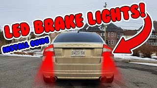 OUR 2007 VOLVO S80 V8 Gets CRAZY BRIGHT LED Brake Lights FULL INSTALL GUIDE [upl. by Normi]