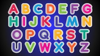 Collection of uppercase amp lowercase alphabet dotted lines ABCD alphabet writing alphabet song [upl. by Nauqahs]