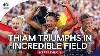 Womens Heptathlon  World Athletics Championships Oregon 2022 [upl. by Lafleur]