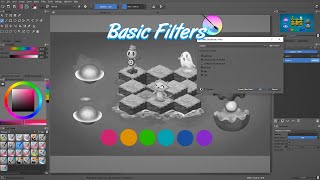 Krita tutorial 4 useful filters [upl. by Dimitry587]