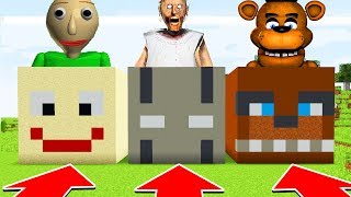 Minecraft  DO NOT CHOOSE THE WRONG HEAD Baldi Granny FNAFPs3Xbox360PS4XboxOnePEMCPE [upl. by Kwasi]