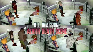 Every Party Member’s Reaction To Aerith’s Death  Final Fantasy 7 4K [upl. by Ihcehcu777]