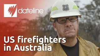 US firefighter describes horror moment during Aussie bushfires [upl. by Shulamith]