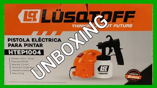 Pistola ELECTRICA para pintar Lusqtoff UNBOXING [upl. by Leiahtan]