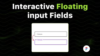 Figma Tutorial Input Field with Animated Label [upl. by Halla846]