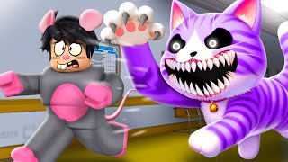 Escaping Evil CATNAP in Roblox [upl. by Eiramave]