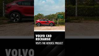 BRANDED CONTENT➡️ Visiting the Reverse Project in a Volvo C40 Recharge shorts [upl. by Xineohp]