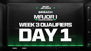 Call of Duty League Major I Qualifiers  Week 3 Day 1 [upl. by Haeckel]