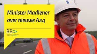 Interview  Minister Madlener over de Blankenburgverbinding [upl. by Elatsyrk]