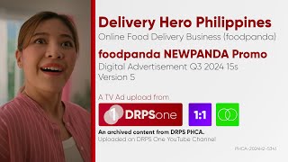 foodpanda NEWPANDA Promo Digital Ad 2H 2024 15s Philippines Version 5 11ST [upl. by Nellad]