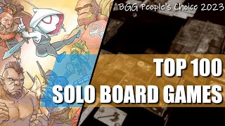 2023 Best Solo Board games Review BGGs Peoples choice 2023 [upl. by Glennon]