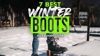 BEST WINTER BOOTS 7 Winter Boots 2023 Buying Guide [upl. by Nylirac945]