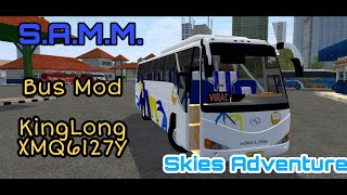 Real Gone MV  BUSSID KingLong XMQ6127Y Bus Mod  SAMM [upl. by Nosac]