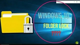 How to lock 🔐 file and folder Computer  computer me file and folder kaise lock kore [upl. by Sheri141]