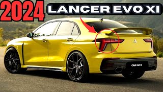 NEW 2024 Mitsubishi Lancer EVO XI Unveiled  The Ultimate Performance Legend Returns [upl. by Bonnice514]