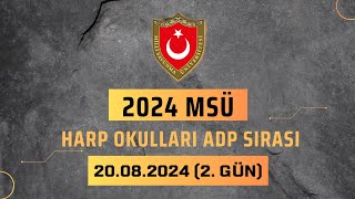 MSÜ ADP Sıraları 2 Gün 2024 msü 2024msüadp 2024msüçagrıları [upl. by Ozkum782]