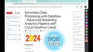 Serverless Data Processing with Dataflow Advanced Streaming Analytics Pipeline withCloudDataflowJava [upl. by Marabel468]