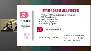 Modelo prático para prescrever hidratação venosa na neonatologia [upl. by Noyar632]