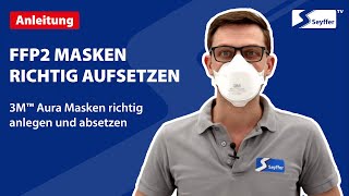 FFP2 Masken richtig aufsetzen [upl. by Neelhtak]