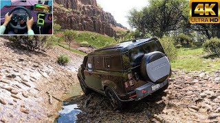 Land Rover Defender 2020  Offroading  Forza Horizon 5  Logitech g29 gameplay4K [upl. by Jezabel]