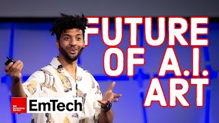 MIT Technology Review’s EmTech MIT Conference  Don Allen III  Future of AI Artwork [upl. by Wittenburg]