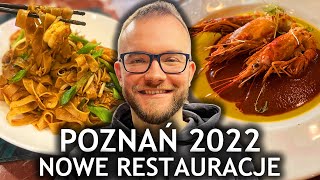 POZNAŃ 2022 NOWE GASTRO ODKRYCIA  polecam restauracje i dobre jedzenie w Poznaniu GASTRO VLOG 473 [upl. by Oalsinatse]