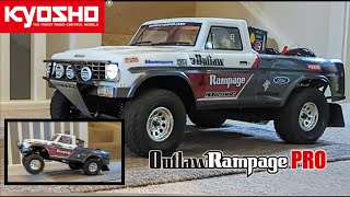 Kyosho Outlaw Rampage Pro  Dont test your punch settings in the house [upl. by Ainoloppa321]