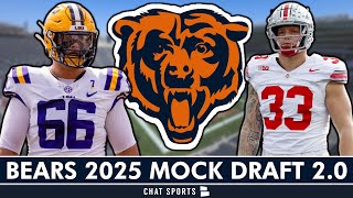 Chicago Bears 2025 Mock Draft Ft Will Campbell Tyler Warren amp Jack Sawyer  NFL Draft [upl. by Ettegdirb]