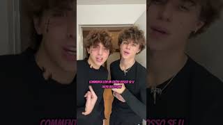 GABRIELE GRECO E MATTIA CIVIDINO ECCO IL LORO TRUCCO DI HALLOWEEN tiktok duet webboh halloween [upl. by Worl]