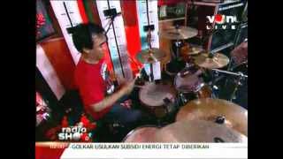 Power Metal  Satu Jiwa live at radioshow 30 maret 2012flv [upl. by Michaella]