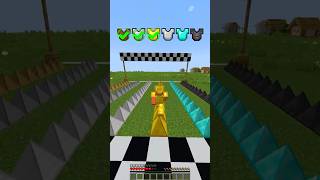 Armor Test vs Spike Damage Challenge shorts meme minecraft [upl. by Newob]