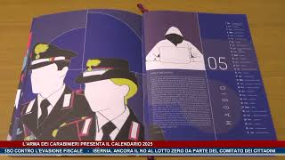 Larma dei carabinieri presenta il calendario 2025  Trsp  news del 311024 [upl. by Ahsyekat258]