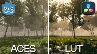 Make your game look nicer using LUTs in Godot 4 with DaVinci Resolve [upl. by Erkan724]