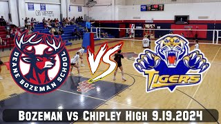 Bozeman vs Chipley Varsity Volleyball 9192024 [upl. by Farkas844]