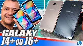 GALAXY J4 OU GALAXY J6  CONHEÇA AS DIFERENÇAS COMPARATIVO [upl. by Artina929]