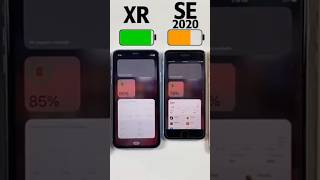 iphone xr vs iphone se 2020 battery discharging test [upl. by Rebmat]